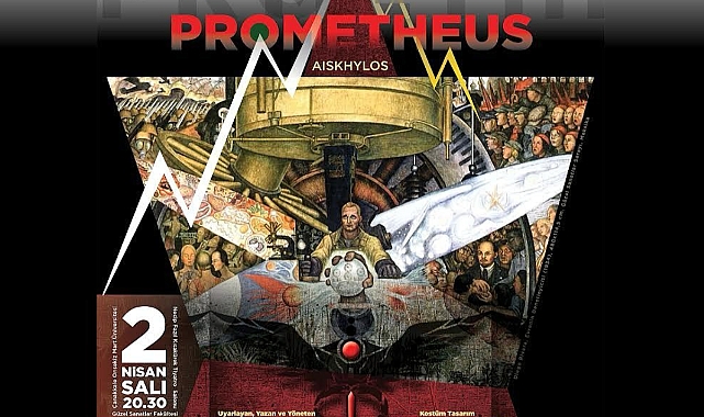 ÇOMÜ Tiyatro bölümünde bu hafta ‘Prometheus’ sahnelenecek