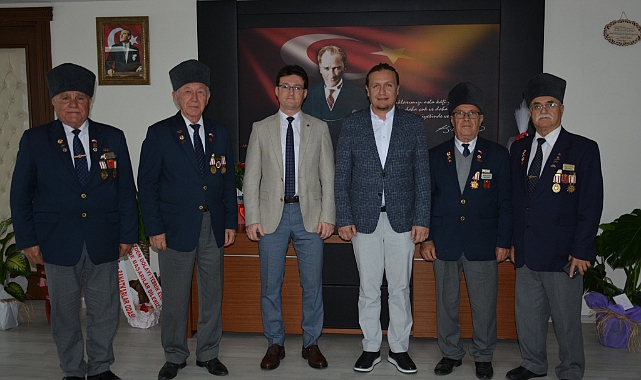 Cumhuriyet Başsavcısı Koç ve Gazilerden Başkan Öztürk'e ziyaret