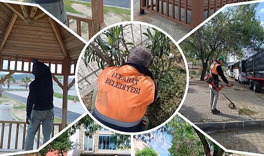 Eceabat'ta bahar temizliği başladı: sokak, plaj, park ve yollar temizleniyor