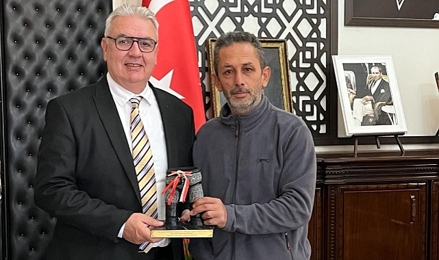 Güreş Ağası Lütfü Çakmak'tan Başkan Atılgan'a ziyaret