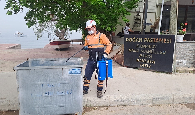 Güzelyalı'da temizlik çalışmaları devam ediyor