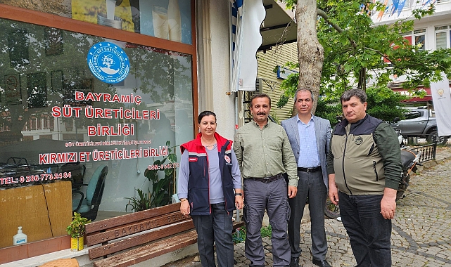 İl Tarım ve Orman Müdürlüğü’nden Bayramiç ziyaretleri