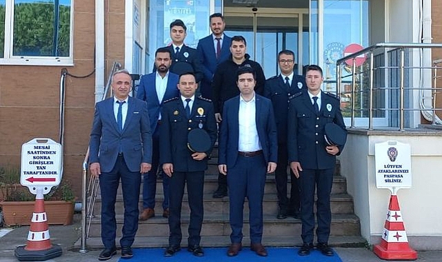 Kaymakam Alper Taş, İlçe Emniyet Müdürlüğünü ziyaret etti