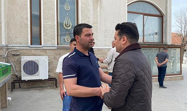 'Kaymakam Göktaş, Merhum Fedai Yılmaz'ın cenazesine katıldı'