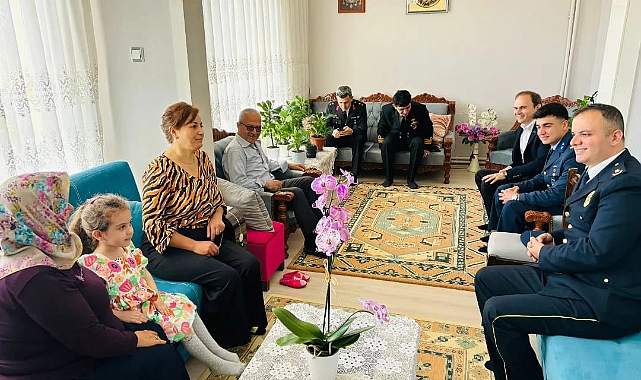 Kaymakam Salih Sak, Kıbrıs gazilerini bayram ziyaretiyle onurlandırdı