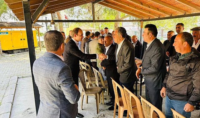 Kaymakam Salih Sak, Muhtarlar Derneği Bayramlaşma programına katıldı