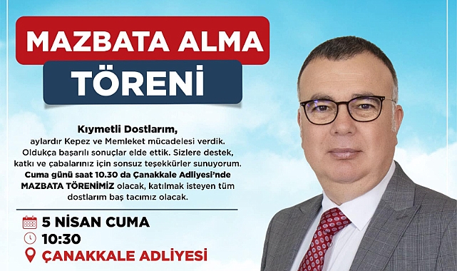 Kepez’de mazbata töreni gerçekleşecek