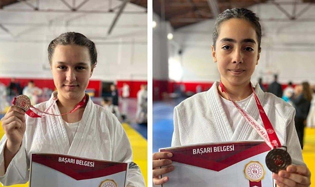 Kütahya'da okul sporları judo müsabakasında üçüncülük kazanıldı