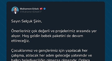 Muharrem Erkek: "çocuklar ve gençler için yapılan her çalışma geleceğe yatırımdır"