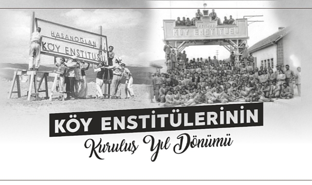 Muharrem Erkek'ten Köy Enstitüleri kuruluş yıl dönümü kutlaması