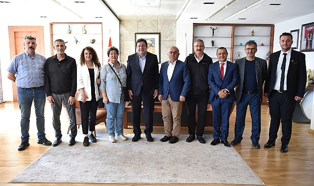Muhtarlardan Başkan Erkek'e ziyaret