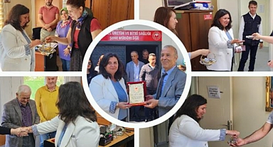 Nazan Türkarslan personelle bayramlaştı