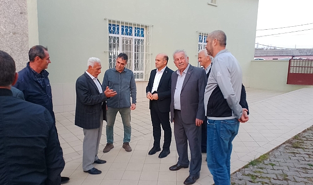 Nebioğlu, Yeniçeri köyü eski muhtarı Şaban Kaya'nın iftar yemeğine katıldı