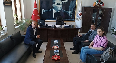 Özgür Ceylan’dan Saim Zileli’ye ziyaret