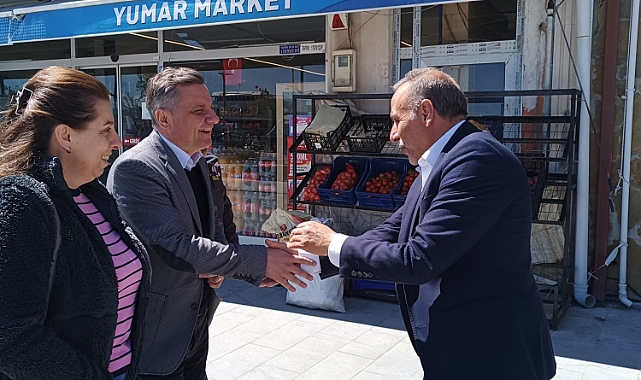 Özgür Ceylan, Eceabat Belediyesi'ni ziyaret etti