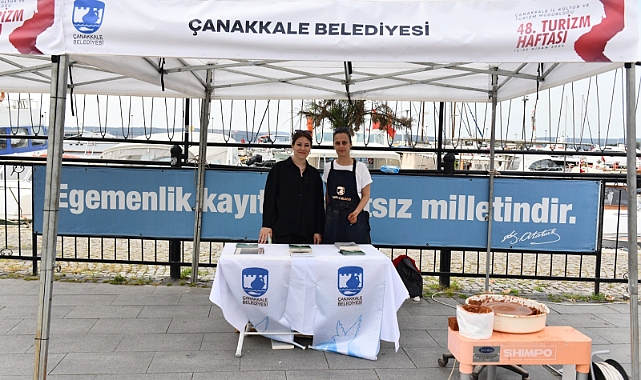 Turizm Haftası'nda Çanakkale Belediyesi standı ilgi gördü