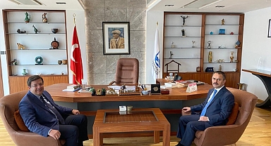 Vali Aktaş'tan Başkan Erkek'e ziyaret