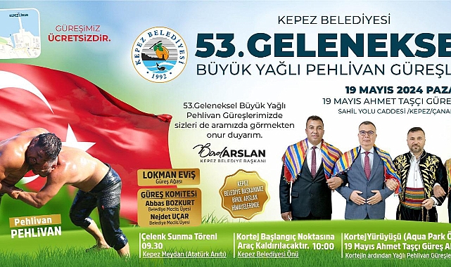 53. Geleneksel Büyük Yağlı Güreşleri Kepez’de gerçekleşecek