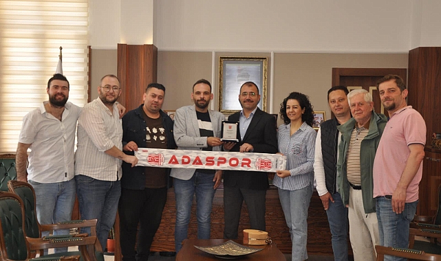 Adaspor yönetimi, Erdinç Dolu'yu ziyaret etti