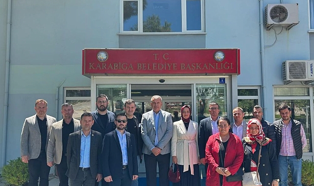 AK Parti temsilcilerinden Başkan Elbi’ye ziyaret