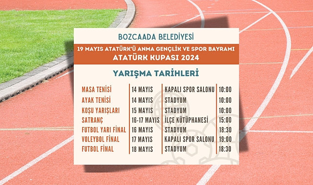 Atatürk Kupası'nda yarışma tarihleri ve başvuru detayları