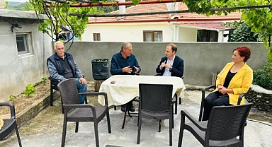 Ayvacık Kaymakamlığı'ndan hane ziyareti devam ediyor
