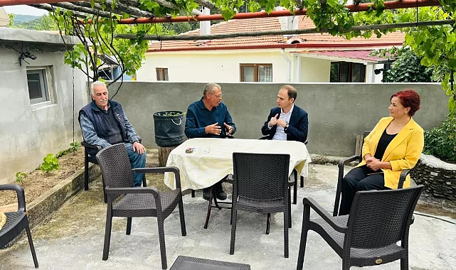 Ayvacık Kaymakamlığı'ndan hane ziyareti devam ediyor