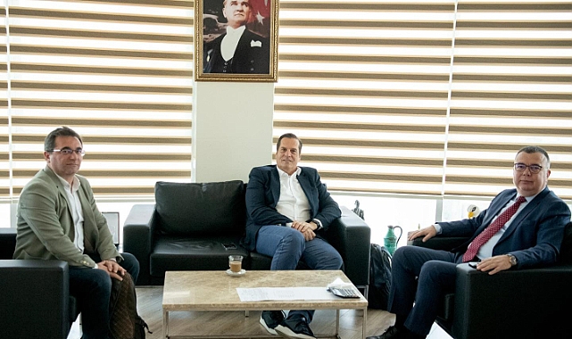Başkan Arslan, SUEZ Çanakkale Katı Atık Hizmetleri'ni ağırladı
