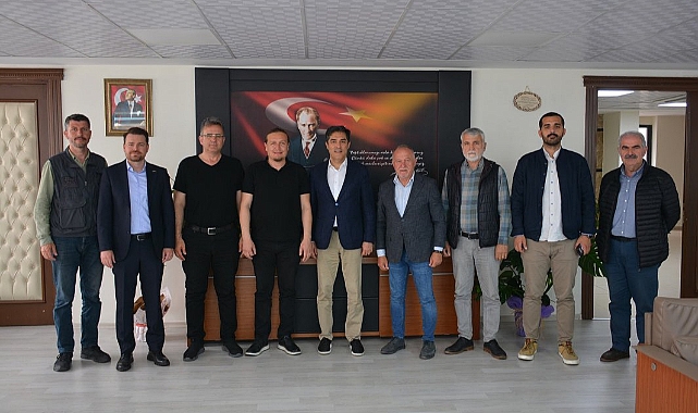 Başkan Atilla Öztürk'e ziyaret