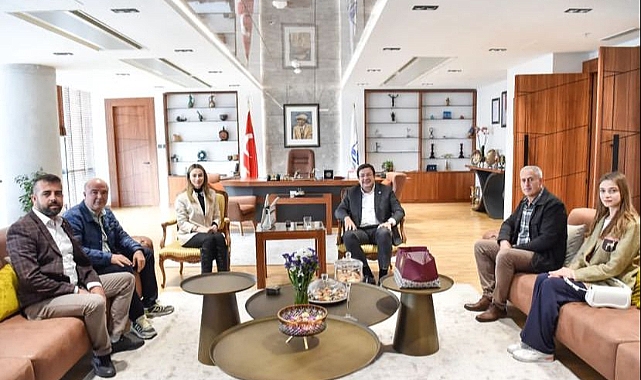 Başkan Çelik'ten Başkan Erkek'e ziyaret