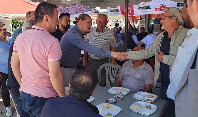 Başkan Öztürk köy hayırlarına katıldı