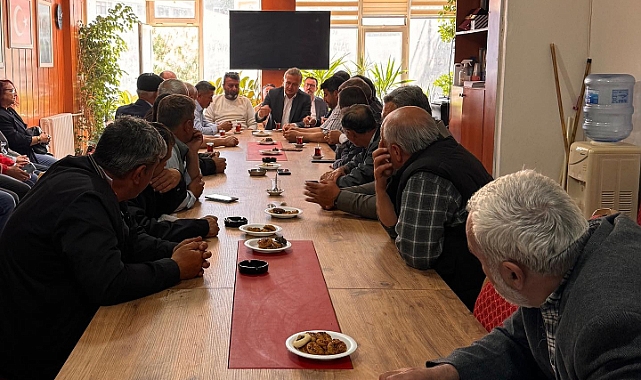 Başkan Öztürk muhtarlar derneği'ni ziyaret etti