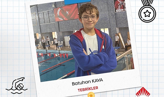 Batuhan Kaya'dan yüzmede büyük başarı