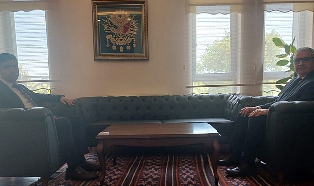 Belediye Başkanı Atilgan, Kaymakam Taş'ı ziyaret etti