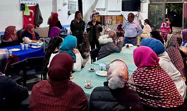Bezirganlar Köy'ünde orman yangınları bilgilendirmesi