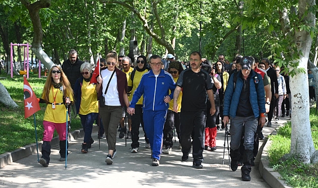 Biga'da 19 Mayıs doğa yürüyüşü etkinliği