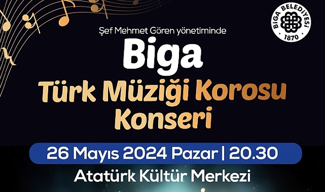 Biga'da müzik akşamı
