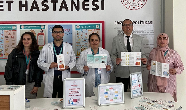 Biga Devlet Hastanesi, Hipertansiyon ve Obezite bilgilendirme etkinliği düzenledi