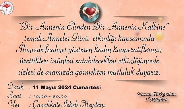 ‘’Bir Annenin Elinden Bir Annenin Kalbine’’