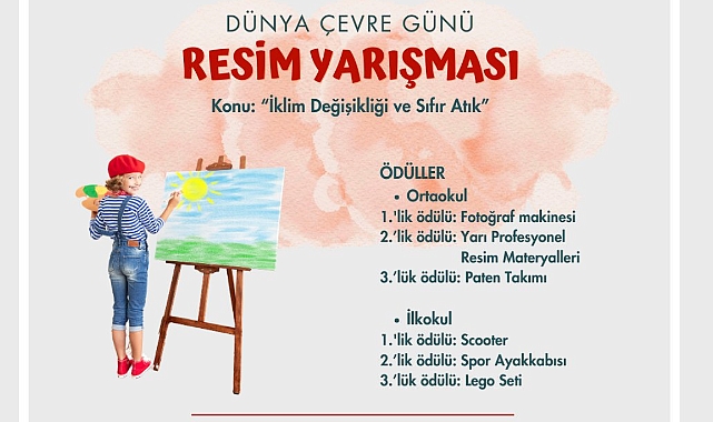 Bozcaada Belediyesi'nden Dünya Çevre Günü'ne özel resim yarışması