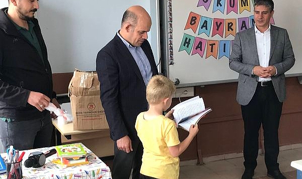 Çan’da öğrencilere kitap okuma teşviki