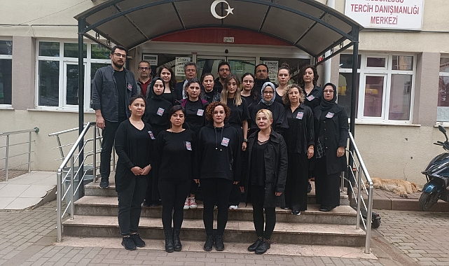 Çan'da öğretmenler şiddete ses çıkardı