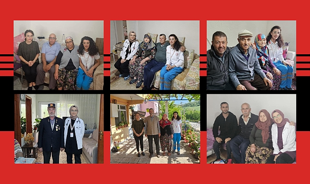 Çan Devlet Hastanesi'nden Kıbrıs Gazilerine anlamlı ziyaret