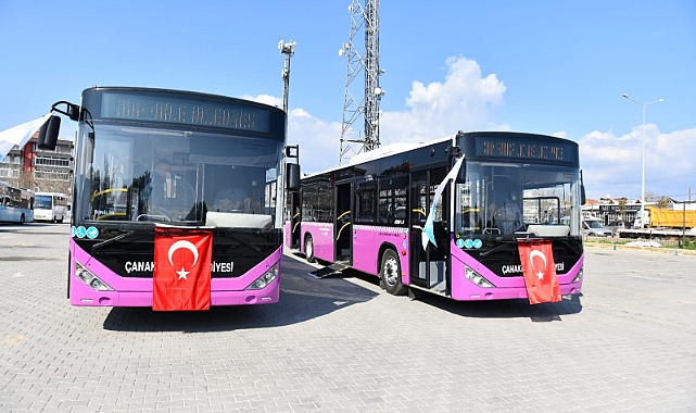 Çanakkale'de toplu ulaşımda bahar dönemi