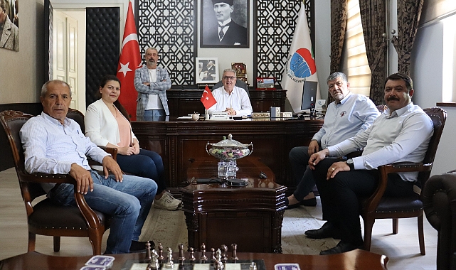 Çanakkale heyetinden Bayramiç'e ziyaret