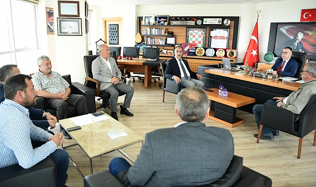 Çanakkale Ziraat Odası, Başkan Birol Arslan'ı tebrik ziyaretinde bulundu