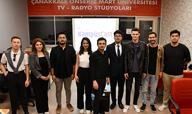 ÇOMÜ’de ‘’KampüsCast Stüdyosu’’
