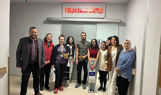 ÇOMÜ öğrencilerinden Çan’a ‘’Hemşireler Günü’’ ziyareti