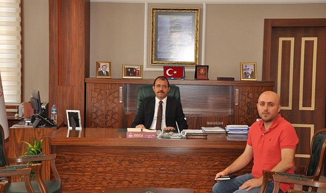 Erdinç Dolu'ya ilçe sağlık müdüründen ziyaret