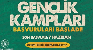 Gençlik Kampları Ulusal Kamp Dönemi başvurularının başladı